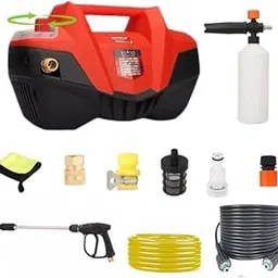 STARQ AquaBlast 2.6 | 280 Bar 2600W | Heavy Duty High Pressure Washer for Car, Bike, Home | Pressure Adjustable with 1Ltr Professional Snow Foam Lance | Red-image-62