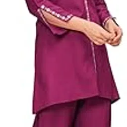 JALMALA’s Multi-Color Cotton Rayon Lounge-wear & Night-wear Set: Embroidered, Relaxed Fit || Set for Women and Teenage Girls (K26-Gslp1-M1)-picture-14