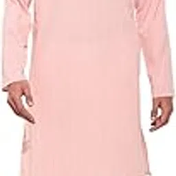 indus route by pantaloons Men's Cotton Regular Kurta Pink-picture-33