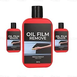 KIYAHI Automotive oil film remover paste, glass cleaning board, car oil film cleaner with hydrophobic coating, powerful windshield cleaner & oil film remover, pack 1 (250 ML glass oil film cleaner) image 1