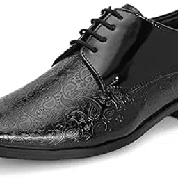 server Mens' Formal Shoe Lace-Up | Pull On Stylish Lace up Trendy Design | Premium Craftsmanship & Durable Build | Soft Cushioned Insole for Comfort | Party Office | Formal Wear | Derby Shoe-picture-13