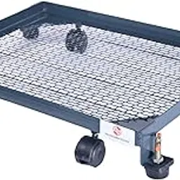 STANDARD STAND - Heavy Duty Wheeled Metal Front Load Washing Machine Stand - Adjustable Trolley for Front Load (Samsung 7-9KG,IFB 8KG, Bosch 6.5KG,8KG LG 7-11KG) (Stand Size 24 x 24) (Black Wheels)-picture-61