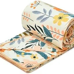 Super Soft Cotton Printed Dohar | AC Blanket, Quilt/Duvet for Single Bed 60x90in - Value Pack for Home, Hotels, Hostels, PGs & Wholesale Ideal for Diwali Gifting - Design 3-picture-20