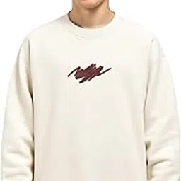 maniac || Mens || Brush Stroke || Round Neck || Full Sleeve || Fleece || Sweatshirt-picture-13