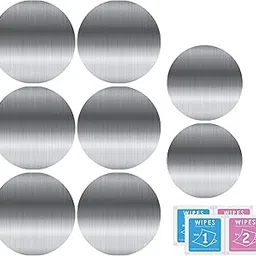 Metal Plates for Magnet Car Mount Mobile Phone Holders and Other Magnet Mount Holders (Silver) (8 Circle)-picture-20