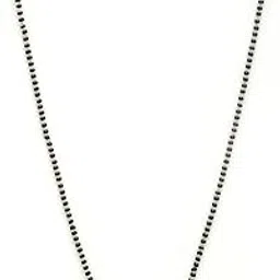 Traditional Gold-Plated Mangalsutra Timeless Symbol of Love Black Beads Necklace For Women Daily Usage Office Workwear Necklace-image-99