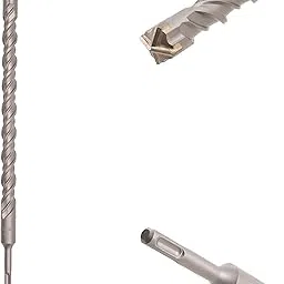 TAPARIA 24mm Cross Point Tip SDS Plus Hammer Drill Bit for Concrete/Masonry Drilling (HDC 24400, 24x340x400 mm)-Home, DIY, Professional, Construction, Brick, Wall-Drilling-picture-67