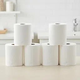 DailyAlley Outer-Pull Hand Towels, 146m Jumbo Roll, 100% Virgin Wood Pulp, White, 6 Rolls-picture-11