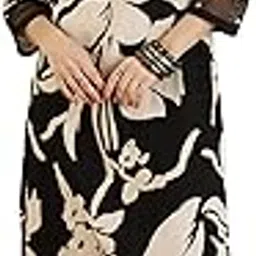 indo era Women's Printed Viscose Rayon Calf Length Straight Kurta & Pant Set (KS5WN6138)-picture-12