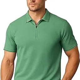 juari be a gentleman Men's Premium Zipper Polo T-Shirt for Men – Stylish & Comfortable-picture-36