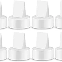 Maymom 8 Count Duckbill Valves for Spectra S1 Spectra S2 Spectra 9 Plus. Not Original Spectra Pump Parts Replace Spectra Duckbill Valve Not Original Spectra S2 Accessories Work w/Spectra (8 ct White) image 1
