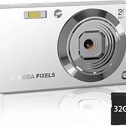 Digital Camera 56MP with Autofocus, 20X Zoom & Anti-Shake | 4K Ultra HD Point and Shoot Model with 32GB SD Card for Video & Photography – Ideal for Adults, Teens & Beginners (Silver)-image-92