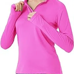 sg edge Women's Outdoor Quick Dry Sun Protection 1/4 Zip Long Sleeve Shirt-picture-30