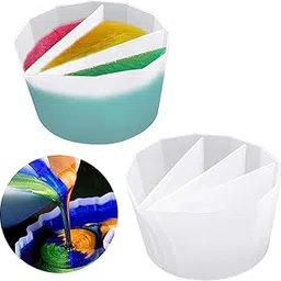 SNOOGG Resin Pouring MICING Cup with 3 & 4 Compartment. for RESINT Art Essential DIY Craft (3C and 4C)-picture-31
