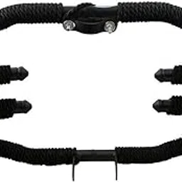 AMAFLIP Heavy Duty 8 Bend 2 Rod Rope Leg Guard Crash Guard for Bullet Classic 350/500 Standard Electra Black Metal Rope Safety Front Guard-picture-25