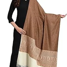 ravaiyaa - attitude is everything Women Kashmiri Jamawar Wool Shawl, Jacquard Paisley Faux Pashmina, Casual Stylish Wraps-picture-40