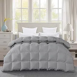 PURE ECO 600 GSM Heavy Winter Comforter Single Size (60"X90") - 600 GSM Microfiber Super Soft Fluffy for Winter Comforter/Rajai/Duvet/Blanket Single Size - Silver Grey Color-picture-15