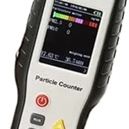 Air Quality Monitor, Six-Channel Particle Size 0.3, .5, 1., PM2. PM10 Detector Dust Counter Workshop Air Quality Particulate Monitor for Home-picture-21