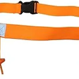 Reflective Tape Cycling Race Number Belt Triathlon Waist Belt Night Running Orange-picture-53