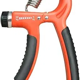 GRIPFORGE Adjustable Hand Grip Strengthener for Men & Women | Premium Forearm, Wrist & Finger Exercise Equipment | Resistance 5-60kg | Compact Hand Gripper for Gym & Home Workout | Physiotherapy & Fitness Tool (Red & Black)-image-43