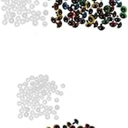 MERISHOPP 200 Pieces Mixed Color PP Safety Eyes for Doll DIY Making 8mm 10mm| Educational Toy for Kids | Fun & Learning Toy Set-picture-16