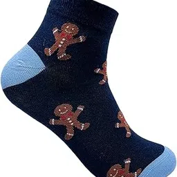 mint & oak Ankle Length Men Socks, Christmas Gift Quirky Socks For Friends, Cute Funky Socks For Men & Women, Xmas Secret Santa Gift - Set of 1-picture-56