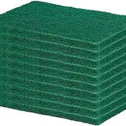Klints Green Scrubber Pads, Cleaning Kitchen Utensils, Non-Scratch Large Scrub Pads - Pack of 10-image-29