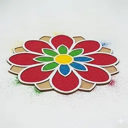 MDF Reusable Rangoli Mat Stencil (Pack of 1) – Easy Mandala Design Maker for Festivals, Diwali, Pooja & Home Décor (Pack of 1) RD08-picture-13