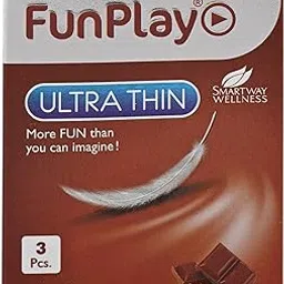 FUNPLAY CHOCO ULTRA THIN 3 PC PACK OF 5-picture-18