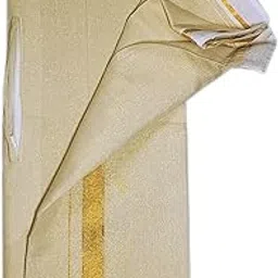 yettalan Mens Adjustable Welcro and Zip Pocket Tissue Dhoti Single Mundu/Vesti-picture-45