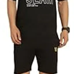 mack jonney Printed Round Neck Cotton Oversize Half sleeves Co-ord set Tracksuit For Men-P-MACK52579-picture-13