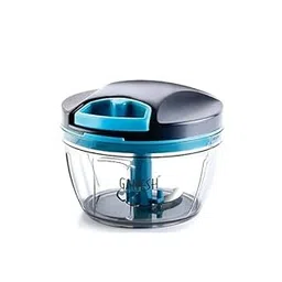 Manual Food Chopper, 13 cm Glass Bowl with Pull Cord, Quick Chopping with Safe Lid Lock-image-74