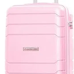 nasher miles Lisbon Hard-Sided Polypropylene Cabin Luggage 20 inch | 55cm | 8 Wheels Small Trolley Bag for Travel | Suitcase (Pink)-picture-26