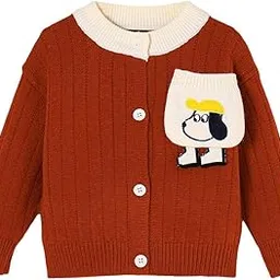 hopscotch Boys Full Sleeves Animal Print Multi Sweaters-picture-56