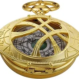 whodoit Bronze Quartz Pocket Watch Green Eyes Round Case Shape Pendant Necklace Pocket Watch…-picture-48