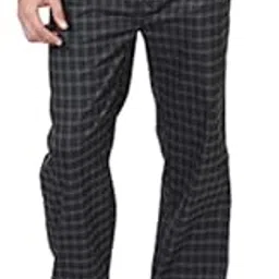 particle Pleat-Front Checks Formal Trousers Regular Fit Pants for Men, Waist Sizes 32-46-picture-27
