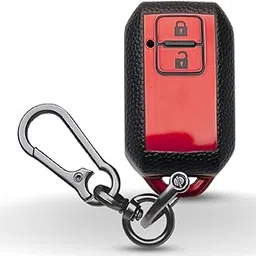Keycept™ TPU Leather Key Cover Compatible for Suzuki Baleno, Swift, Ertiga, XL6, DZire, Fronx, Scross, Celerio, Ciaz, Brezza, Grand Vitara, Jimny, Ignis 2 button Smart Key-picture-11
