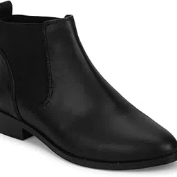 truffle collection Women's ST-1203 Black PU Boots-picture-33