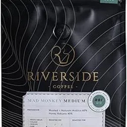 Riverside Coffee Mad Monkey Medium 60% Washed+ Naturals Arabica + 40% Honey Robusta, Medium Roast 250 gm, Pure Indian Roasted Ground Coffee Sourced Directly From Coorg, Coarse Powder For Cold brew-image-95