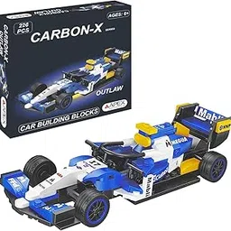 Apex Carbon-X F1 Car Building Blocks Set 236 Pcs | Racing Car Construction Toy for Kids Age 6+ | STEM Learning Toy | Creative DIY Model Kit for Boys & Girls (Outlaw)-picture-20