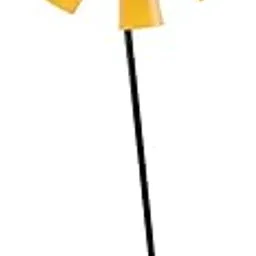 UJEAVETTE® Wind Catcher Iron Wind Toys Wind Sculpture Windmill for Garden Lawn Backyard Yellow-picture-44