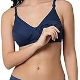 first glance Feeding Nursing Bra with Panty | Soft Cotton Maternity Bra | Easy Open Clips | Non Padded Non Wired | Comfortable Stretchable Breathable Daily Innerwear-picture-27