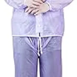 chacko Men Raincoat Water Resistant Rain Coat with Adjustable Hood Drawstring Hem Set of Top & Bottom with Carrying Pouch (Transparent)-picture-25