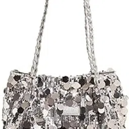 zaik Evening Clutch Purse, Sparkly Crossbody Handbag with Metal Tassel, Party Prom Banquet Bag-picture-54