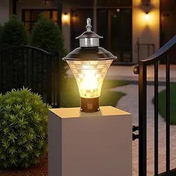 Lyse Decor Decorative Outdoor Gate Lights, Gate Lamps, Boundary Lamps, Compound Light, Pilllar Light and Garden Lamp (Pack of 1)-image-26