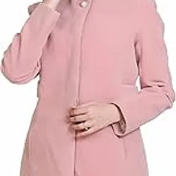 comfy sparrow Women's Wool Blend Standard Length High Collared Coat-picture-53