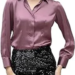 purys Women's Solid Regular Fit Shirt image 1