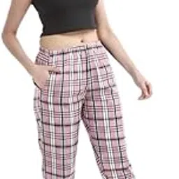 LIVLOOM Cotton Baby Pink Pyjama for Women Comfortable Stylish Pajama Casual Lower Baggy and Relaxfit Lowers For Women-image-89