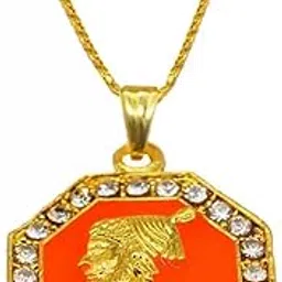 Chhatrapati Shivaji Maharaj Rajmudra Shape Necklace Pendant for Men and Women-image-40