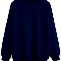 mack jonney Solid Round Neck Cotton Fleece Sweatshirt for WOMEN-VMACK639269-picture-36